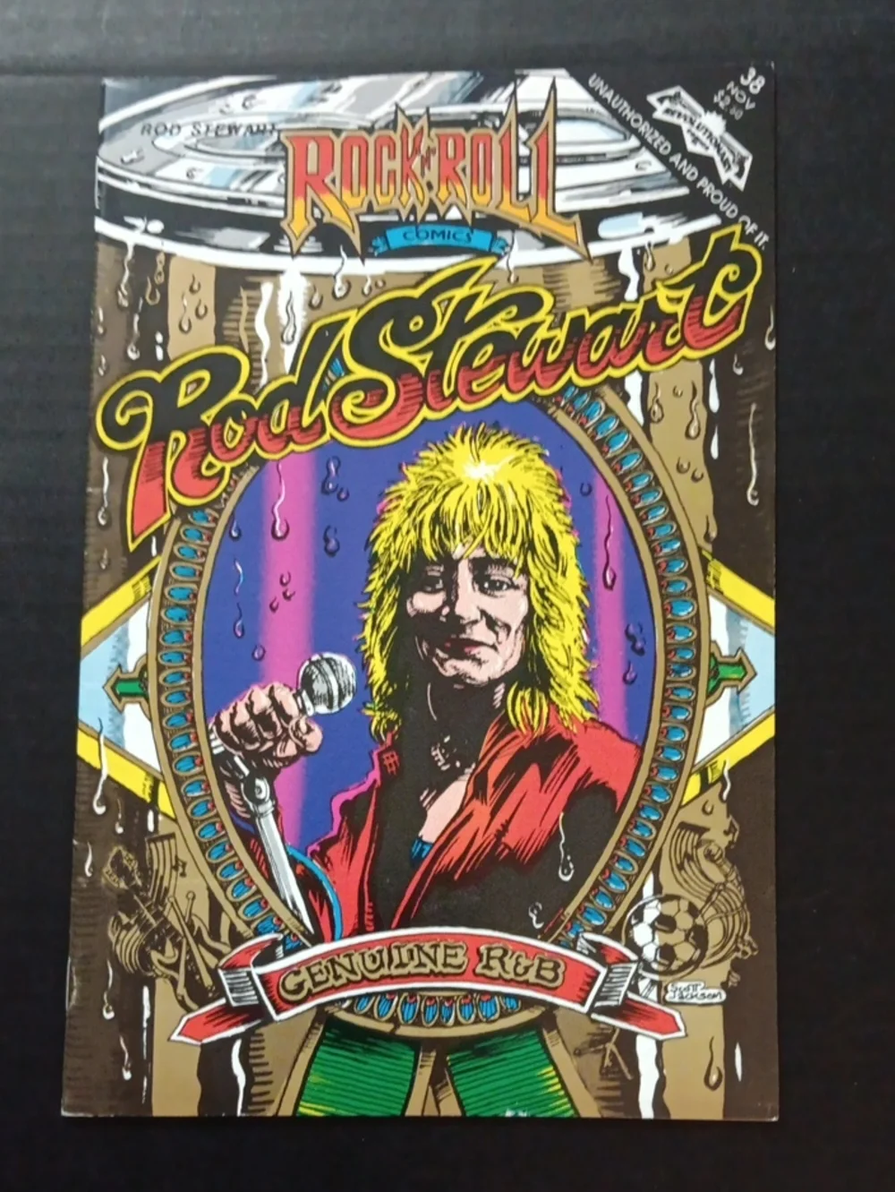 1991 Rod Stewart Rock & Roll Comic Book